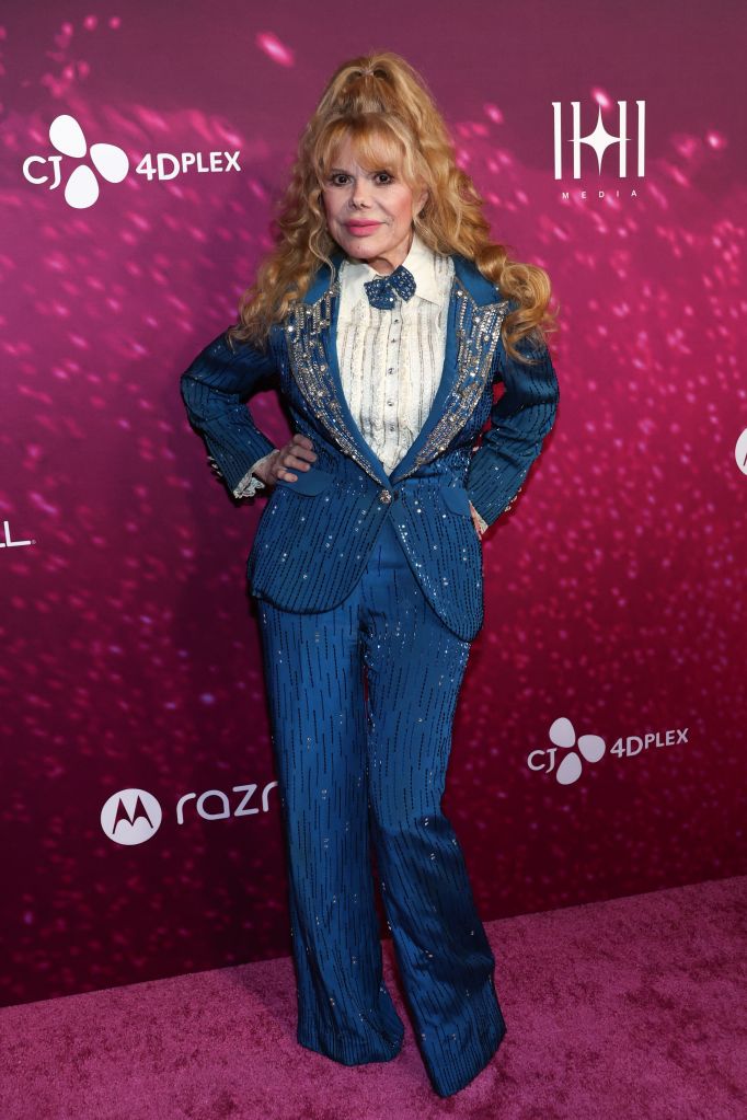 Charo attends a premiere for the documentary "Infinite Icon: A Visual Memoir" in Los Angeles, California