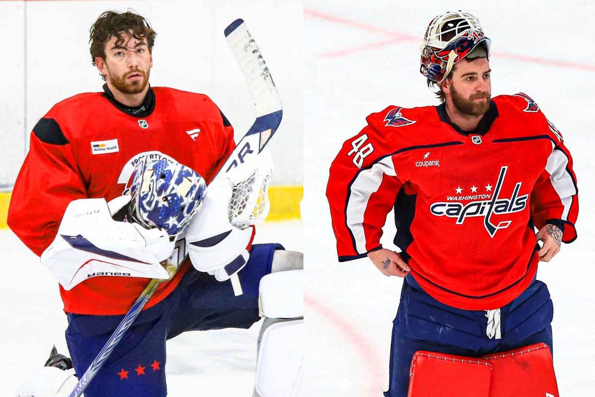 Capitals recall goaltender Clay Stevenson as Logan Thompson misses morning skate ahead of game against Red Wings