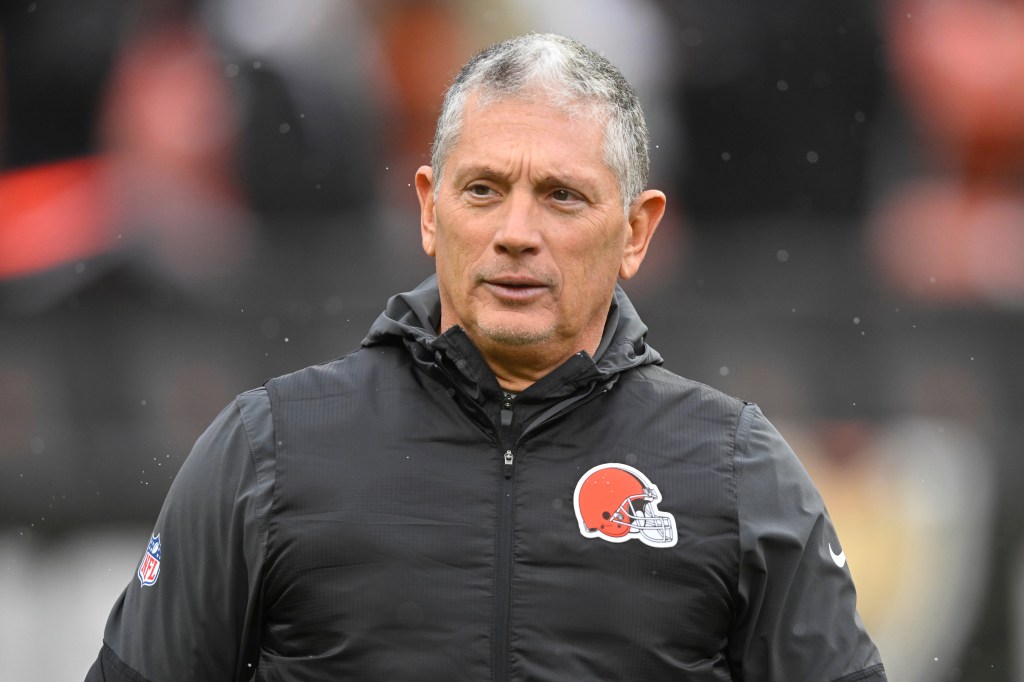 Cleveland Browns defensive coordinator Jim Schwartz.
