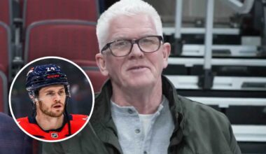 Murray McMichael wandered into the wrong suite at United Center and celebrated his son’s goal with Blackhawks fans