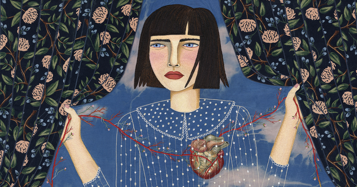 Intricate Thread Paintings by Artist Chris Roberts-Antieau