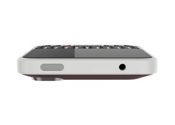 The Clicks Communicator has an audio jack at the top. (Image source: Clicks)