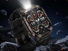 The M4C smartwatch has a dedicated LED flashlight (Image source: Kospet)