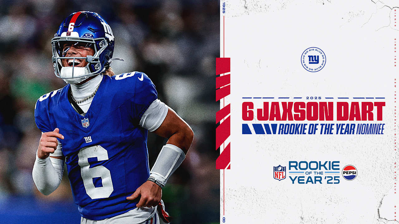Jaxson Dart nominated for Pepsi Rookie of the Year
