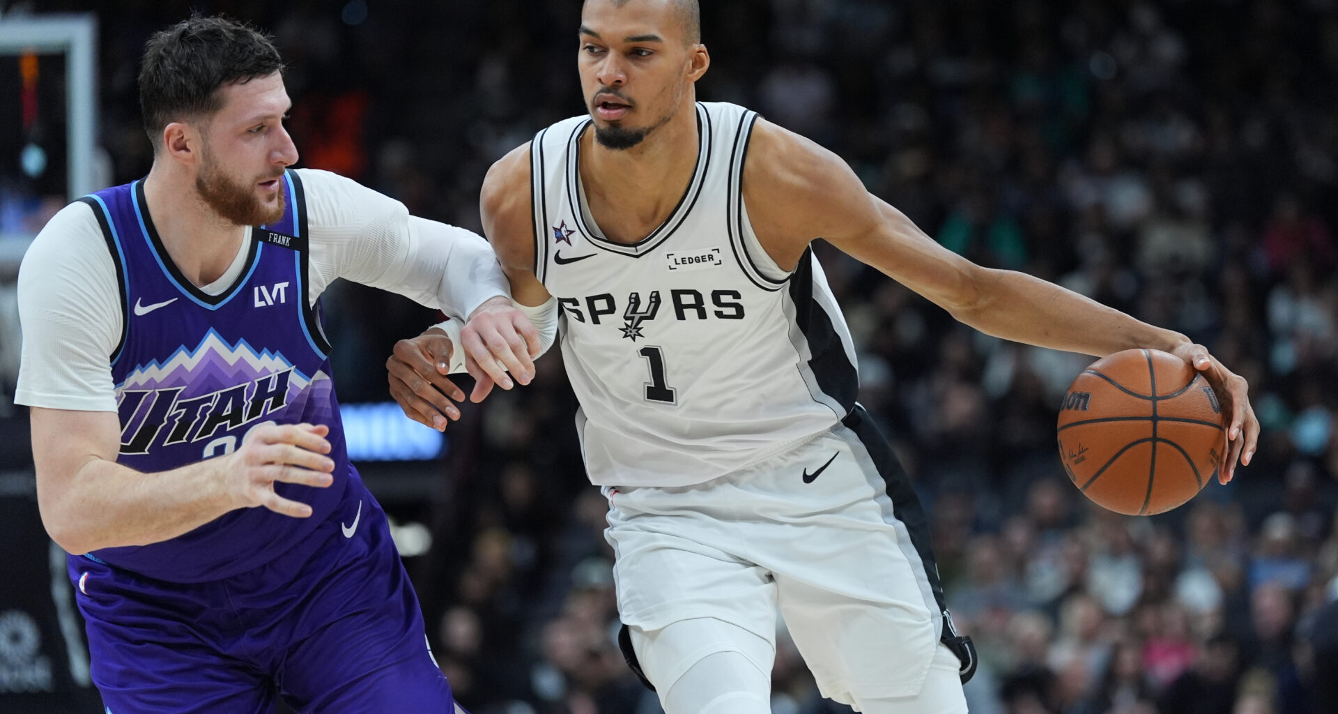 Wembanyama celebrates being named an All-Star starter with victory over Jazz to remain No. 2 in West