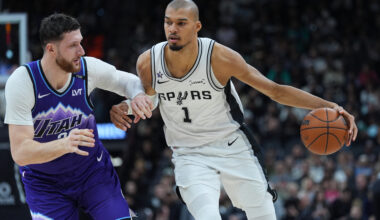 Wembanyama celebrates being named an All-Star starter with victory over Jazz to remain No. 2 in West