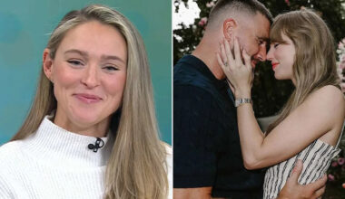 Kylie Kelce Has Surprising Response to Question About Travis Kelce and Taylor Swift's Wedding Plans