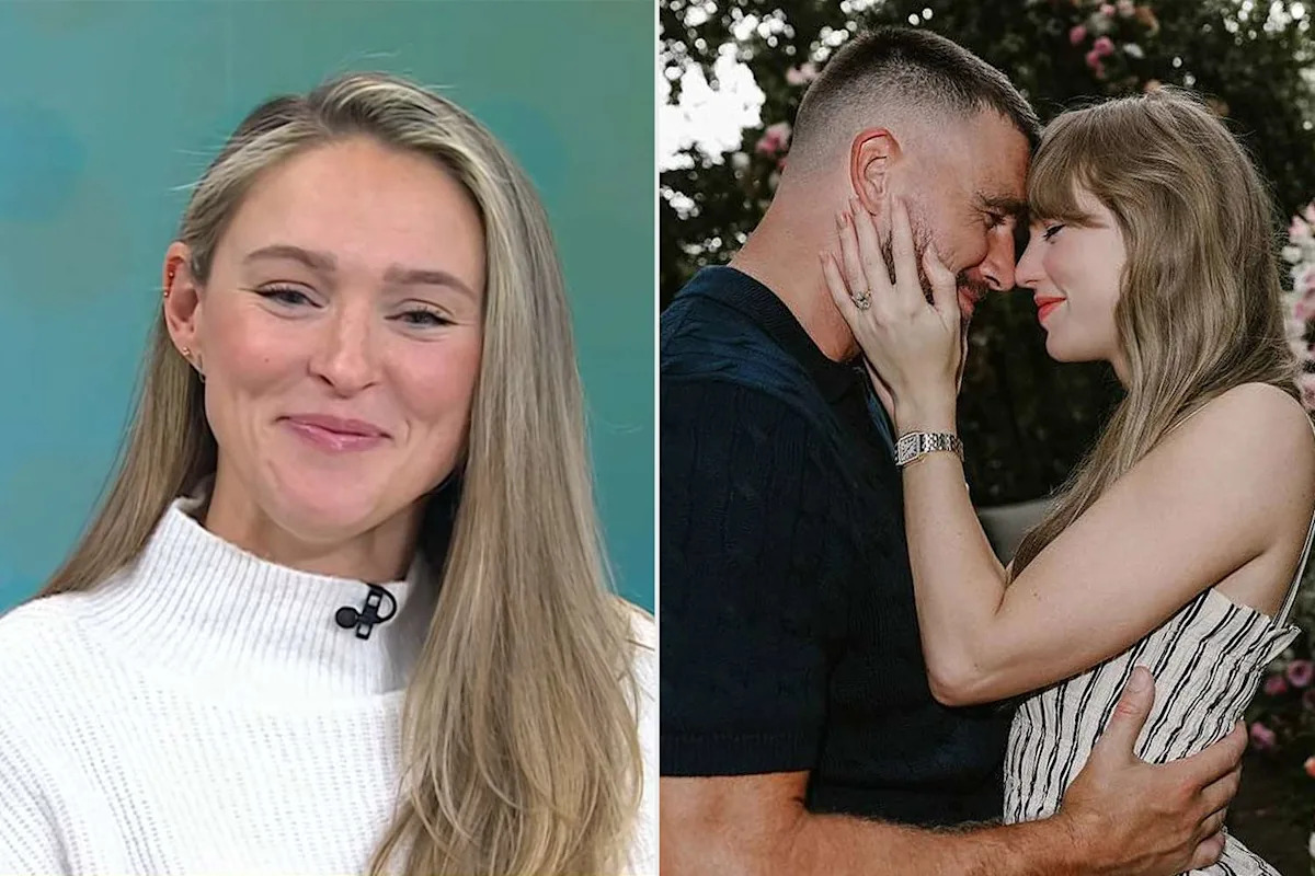 Kylie Kelce Has Surprising Response to Question About Travis Kelce and Taylor Swift's Wedding Plans