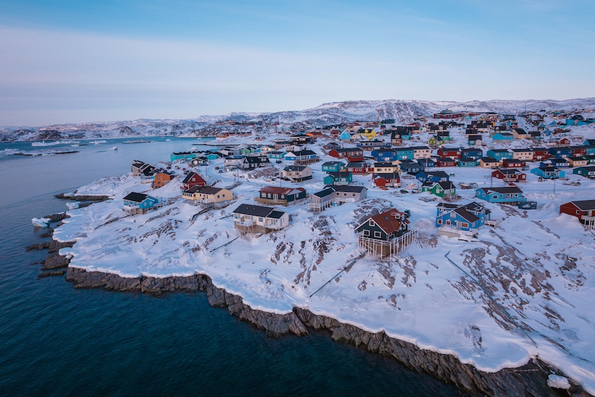 Greenland lies at a strategic point between Russia and the USA.