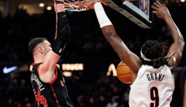 Mamukelashvili's 22 points lead Raptors past Blazers, snapping Portland's win streak