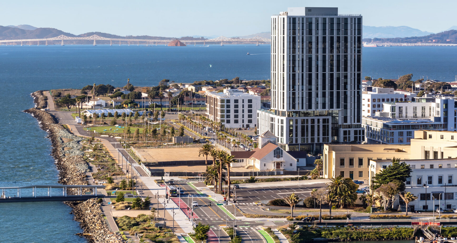 DBA installs tallest building on Treasure Island in San Francisco