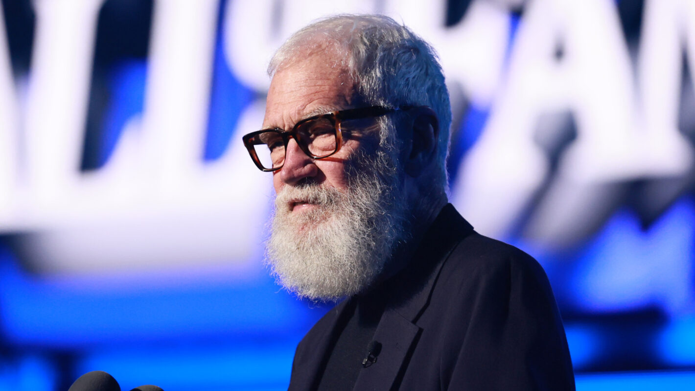 David Letterman speaks onstage during the 2025 Rock & Roll Hall Of Fame Induction Ceremony at Peacock Theater in Los Angeles on November 8, 2025