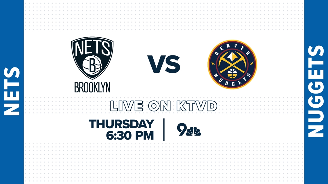 Nets bring six-game losing streak to Denver: Watch over-the-air for free