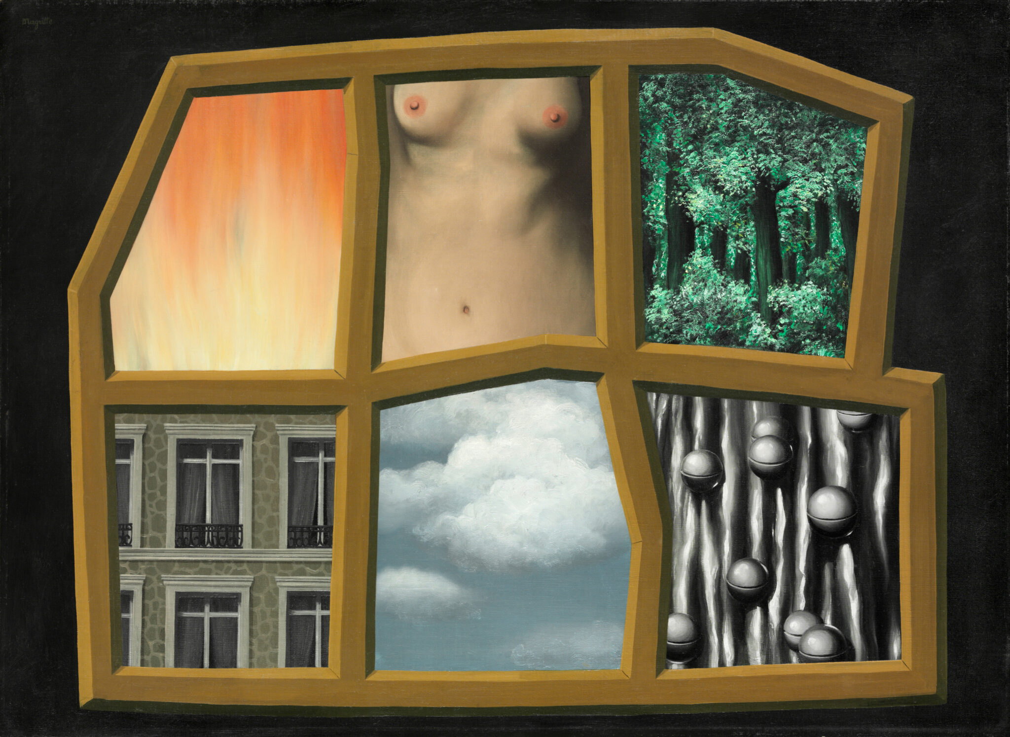René Magritte, “The Six Elements,” 1929. (Courtesy of the Philadelphia Museum of Art)