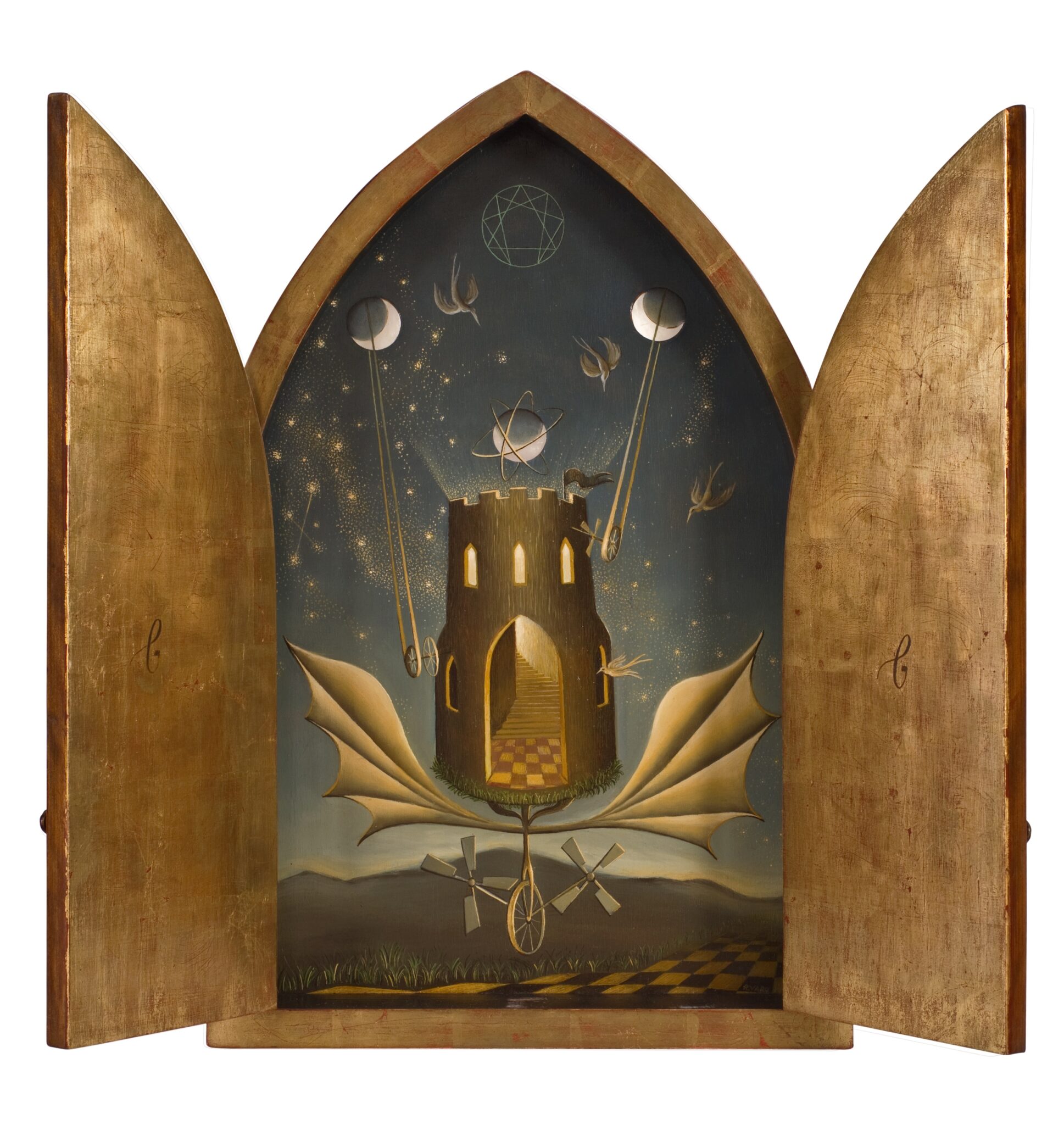 Remedios Varo, “Icon,” 1945. (Courtesy of the Museo de Arte Latinoamericano de Buenos Aires)