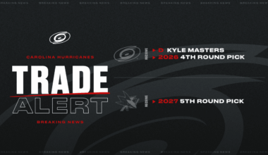 Canes Acquire Masters, Fourth-Round Pick 
