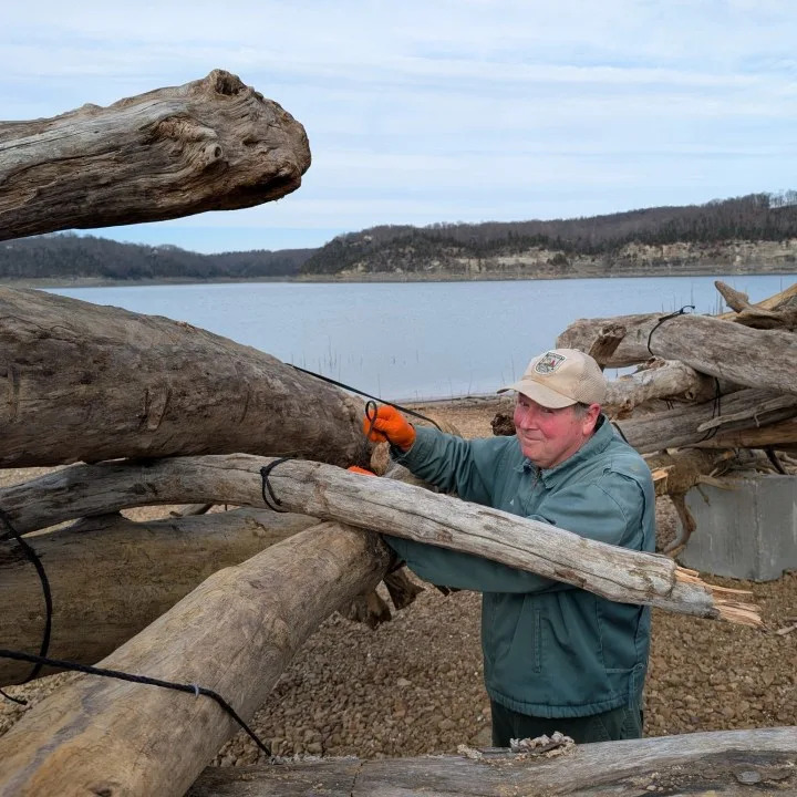 Driftwood is a constant challenge at Lake Cumberland. (KDFWR)