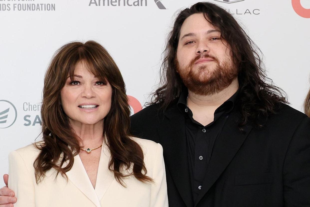Dia Dipasupil/WireImage Valerie Bertinelli and son Wolfgang Van Halen in West Hollywood in 2024