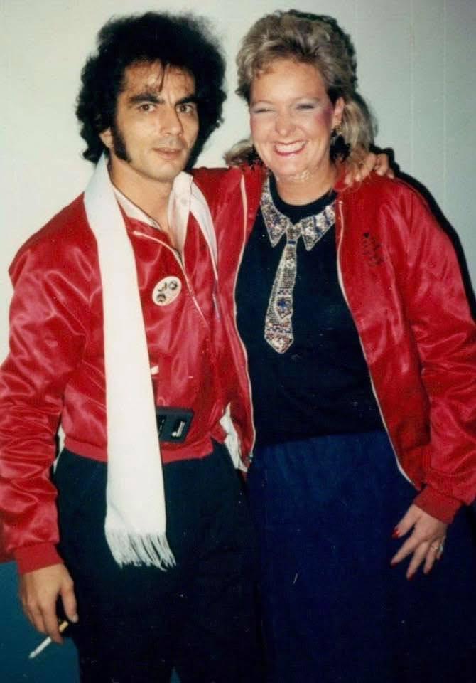 The real-life Mike and Claire Sardina during their time as the Neil Diamond tribute band Lightning & Thunder. claire.sardina/Facebook