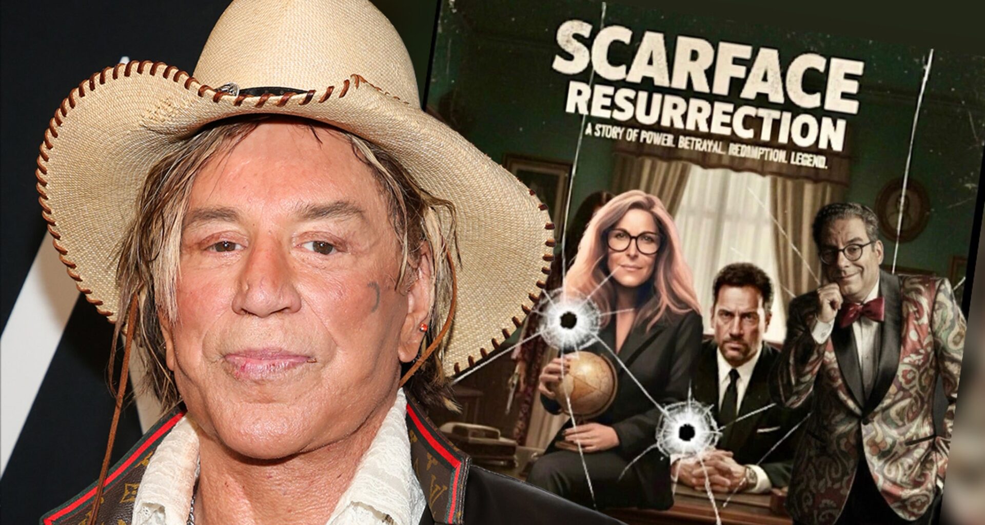 Struggling Mickey Rourke Offered $1,000 'Scarface' Spin-off Cameo