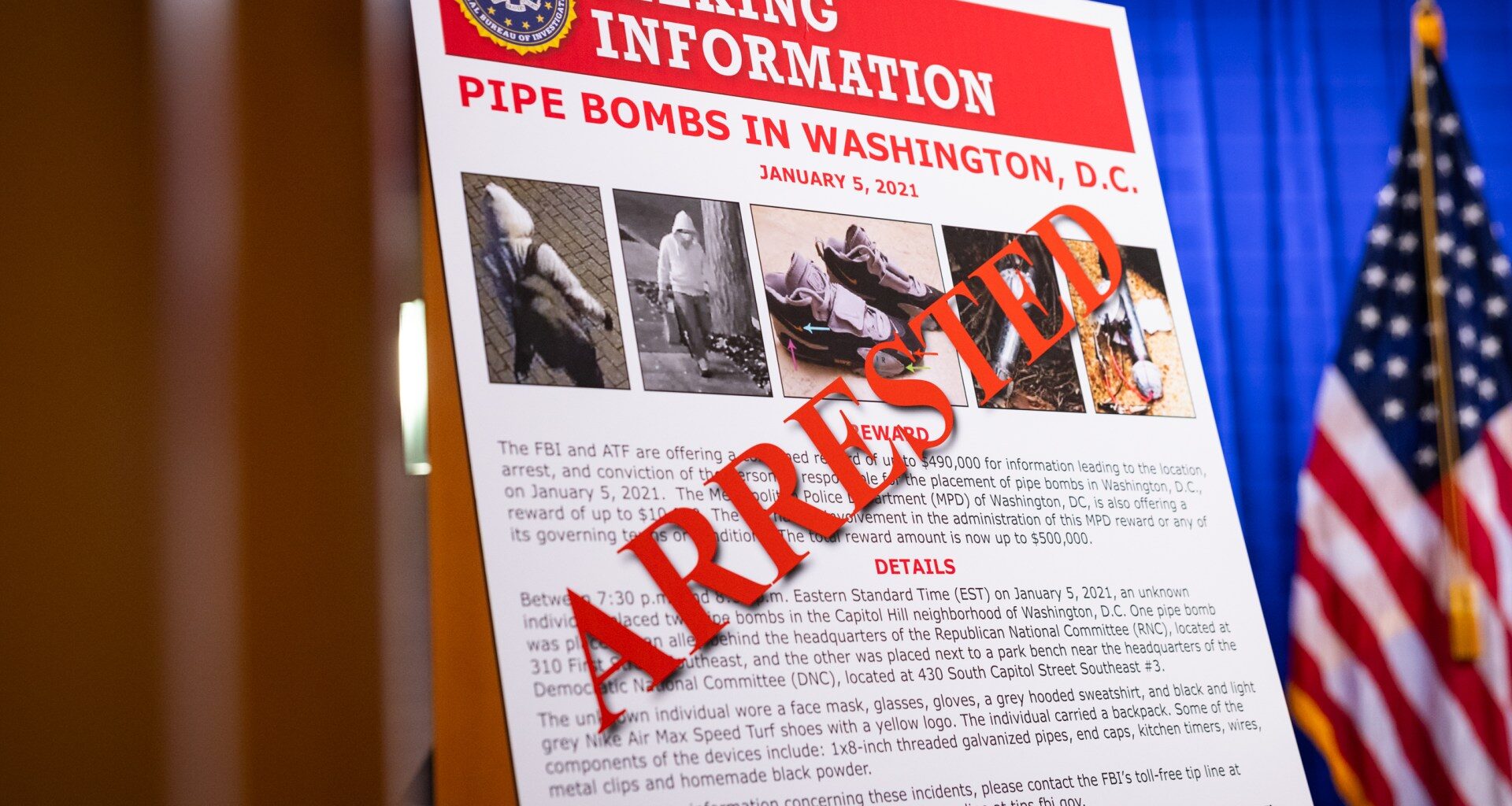 US judge orders DC pipe bomb suspect to remain in custody ahead of trial | Courts News