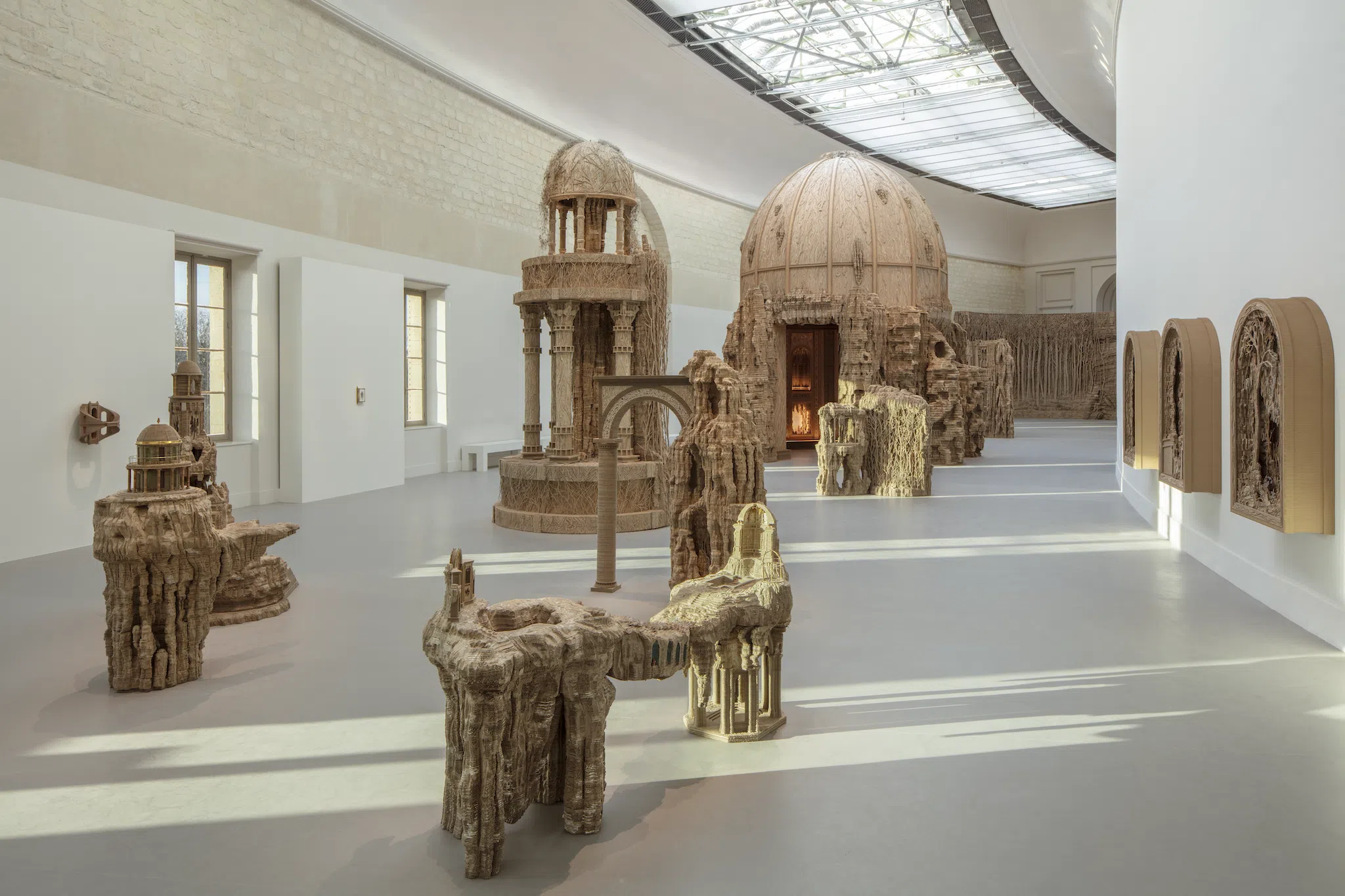 Installation view of ‘Grottesco,’ currently open at le Grand Palais in Paris, France. (Courtesy le Grand Palais)