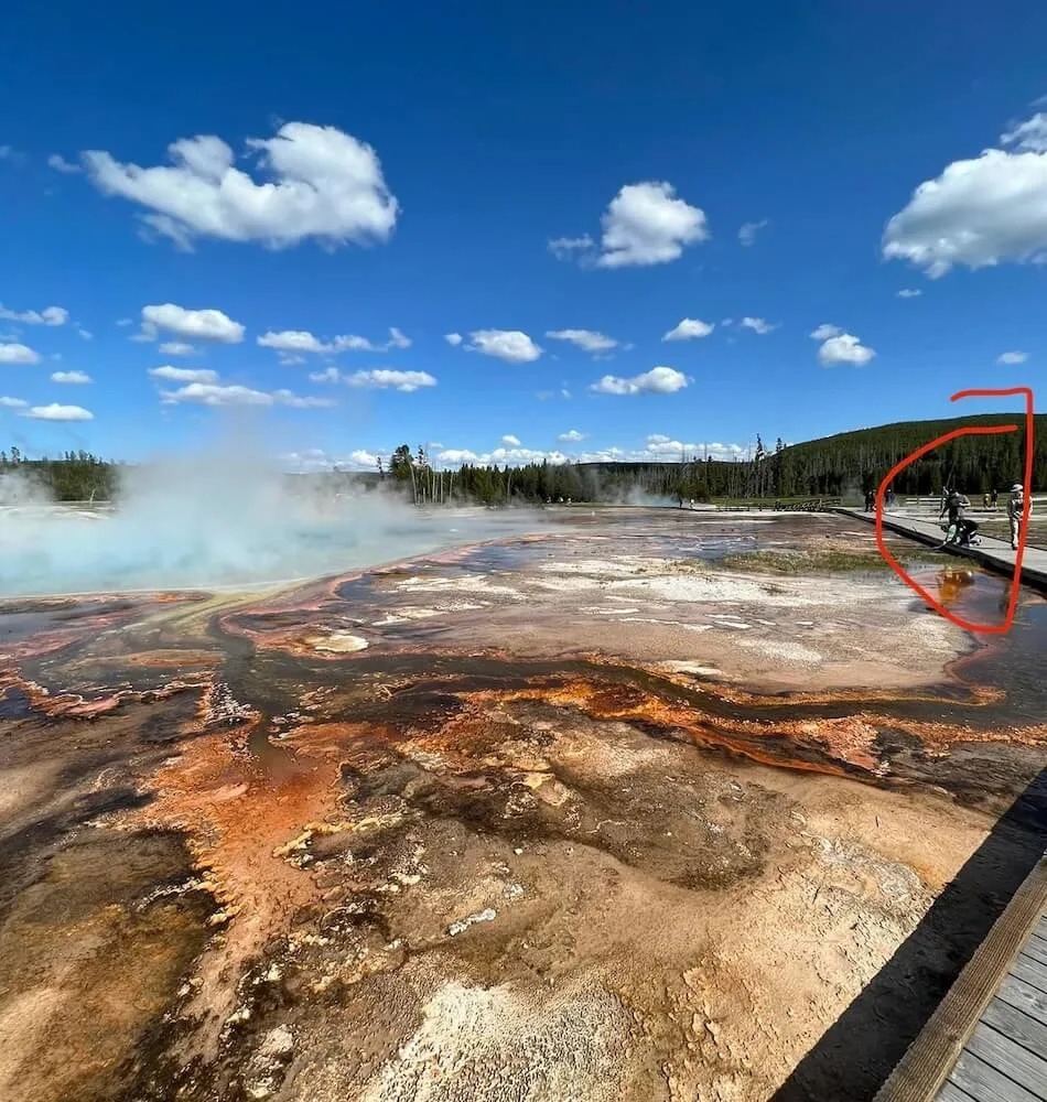 One furious Yellowstone National Park visitor took to Reddit to describe witnessing a family blatantly disregard the park's safety and preservation regulations.