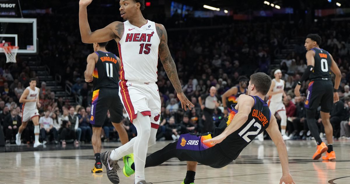 Heat beat short-handed Suns 111-102 in short turnaround behind Adebayo's 22 points :: WRAL.com