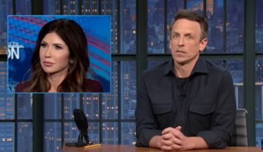 Seth Meyers Marvels at Kristi Noem’s ‘Short Circuit’ When Confronted With Double Standard Toward Protestors | Video