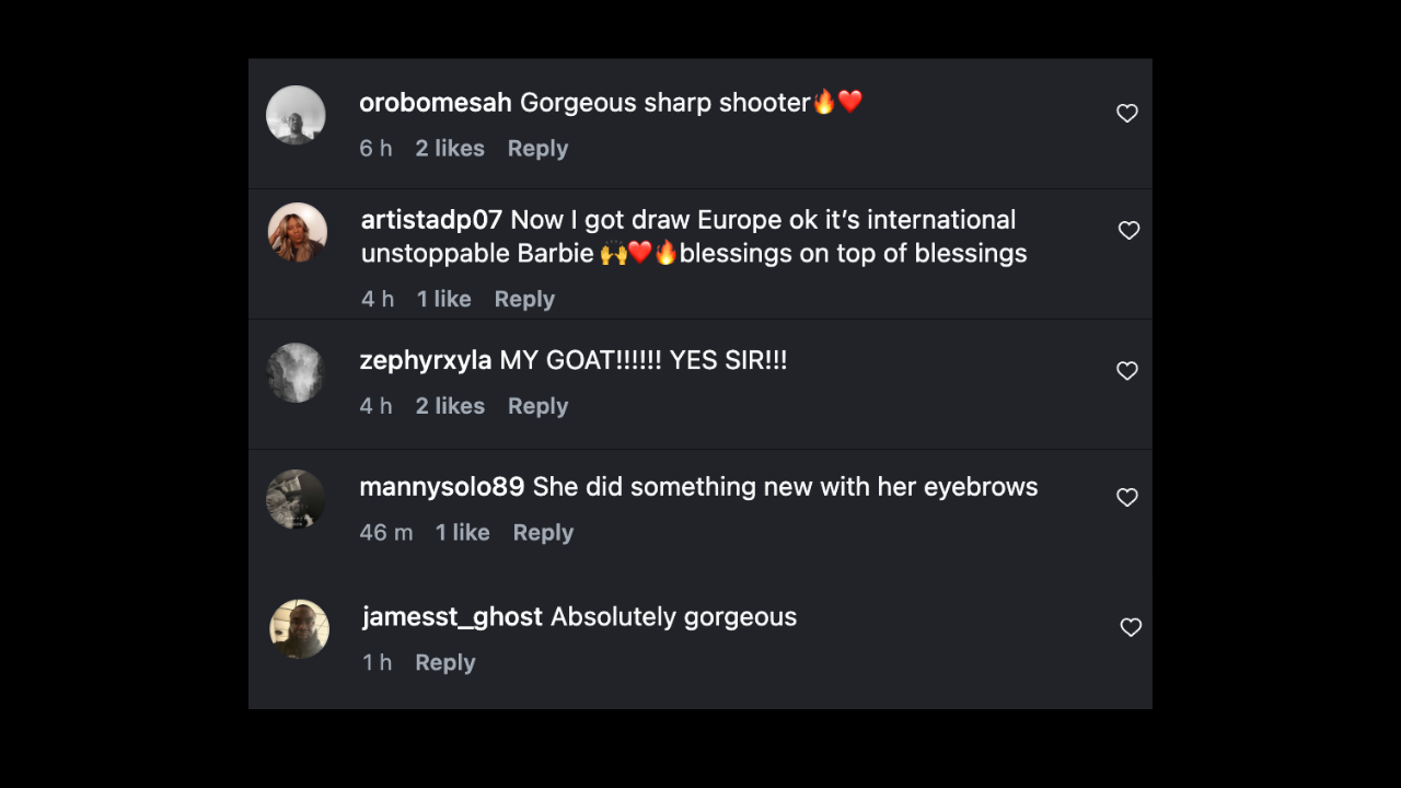 Image via NBA Europe/Instagram (screengrab) Fans react to Angel Reese's outfit at NBA London Game 2026