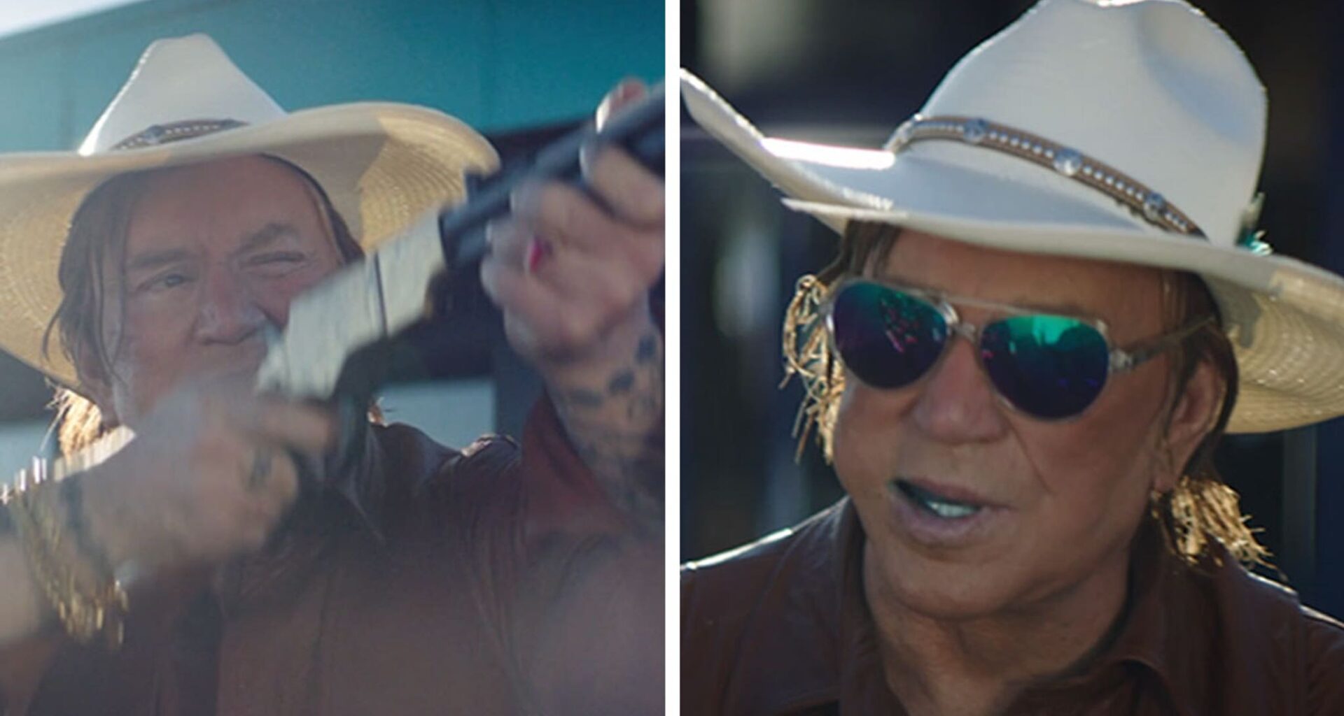 Mickey Rourke Fires Gun in New ‘National Lampoon’ Movie, Clip Shows