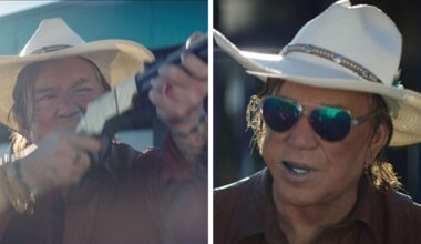 Mickey Rourke Fires Gun in New ‘National Lampoon’ Movie, Clip Shows
