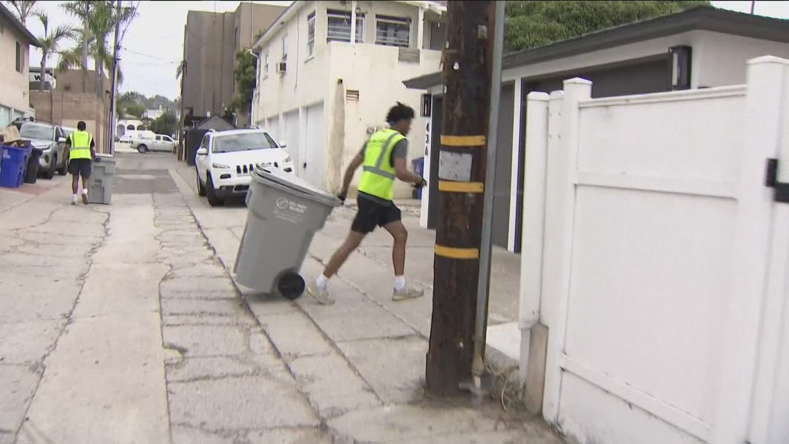 San Diego residents frustrated over recycling pickup delays, long customer service hold times following new trash bin rollout
