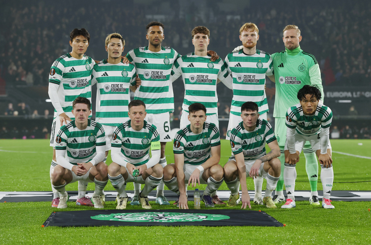 Celtic team lineup versus Feyenoord