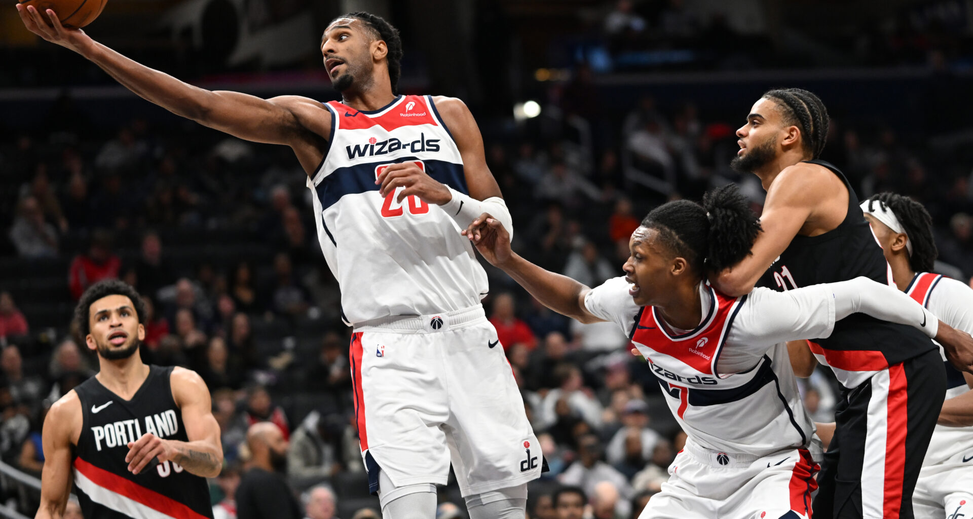 In a battle of young big men, Alex Sarr helps the Wizards snap a pair of lengthy losing streaks