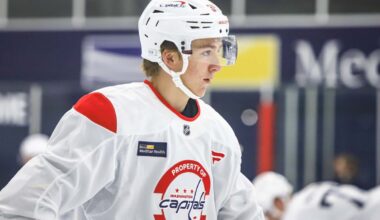 Chris Patrick on where the Capitals stand on prospect Cole Hutson: ‘If he’s ready to come out at the end of the season, we’ll be ready for him’