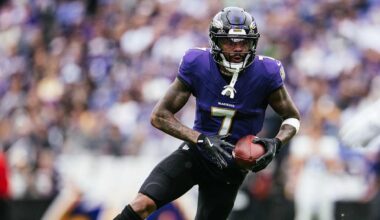 Rashod Bateman Ruled Out vs. Steelers