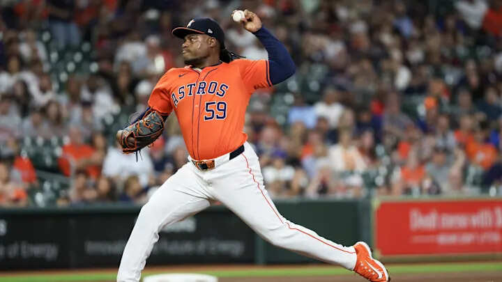 Framber Valdez of Houston Astros (Image via Getty).