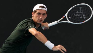 Francesco Maestrelli, Djokovic's Rival. Photo: gettyimages