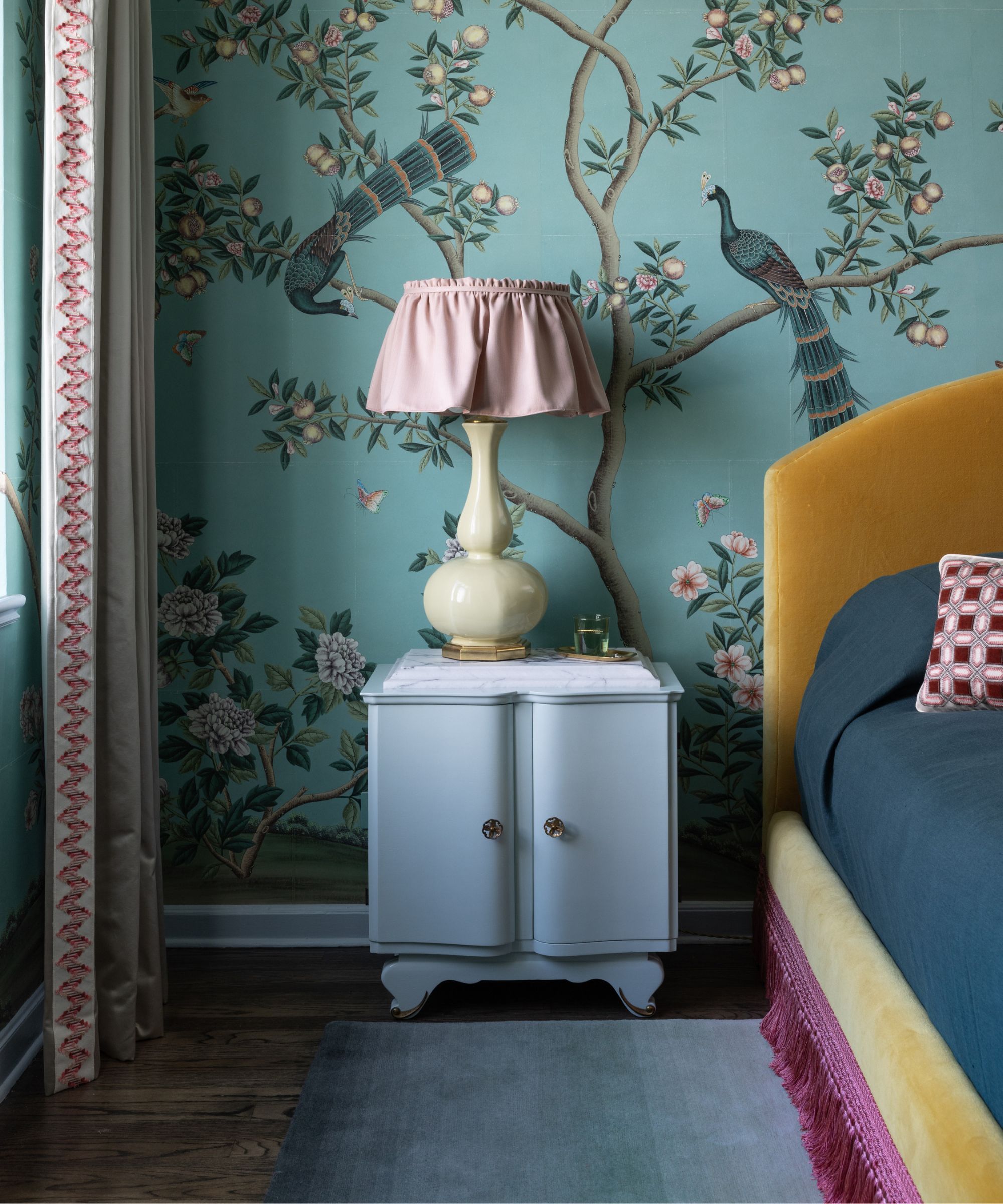 a 1920s san francisco house tour with a jewel box color palette