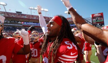 The 49ers are ruling out Fred Warner against the Seahawks