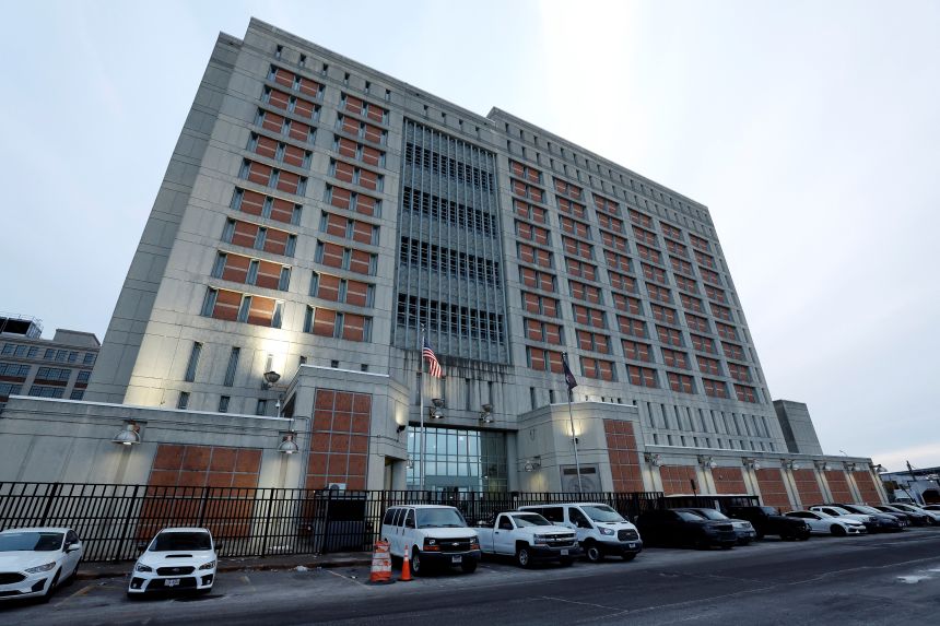 The Metropolitan Detention Center in Brooklyn, New York, as seen on January 3.