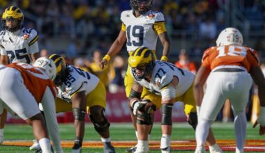 Whether Michigan upgraded or downgraded at each position in the portal