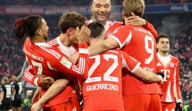 Match Awards from Bayern Munich’s 8-1 massacre of VfL Wolfsburg