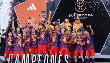 ‘His speech moved us’ - Pedri reveals how Ronald Araujo inspired Barcelona before Super Cup win over Real Madrid