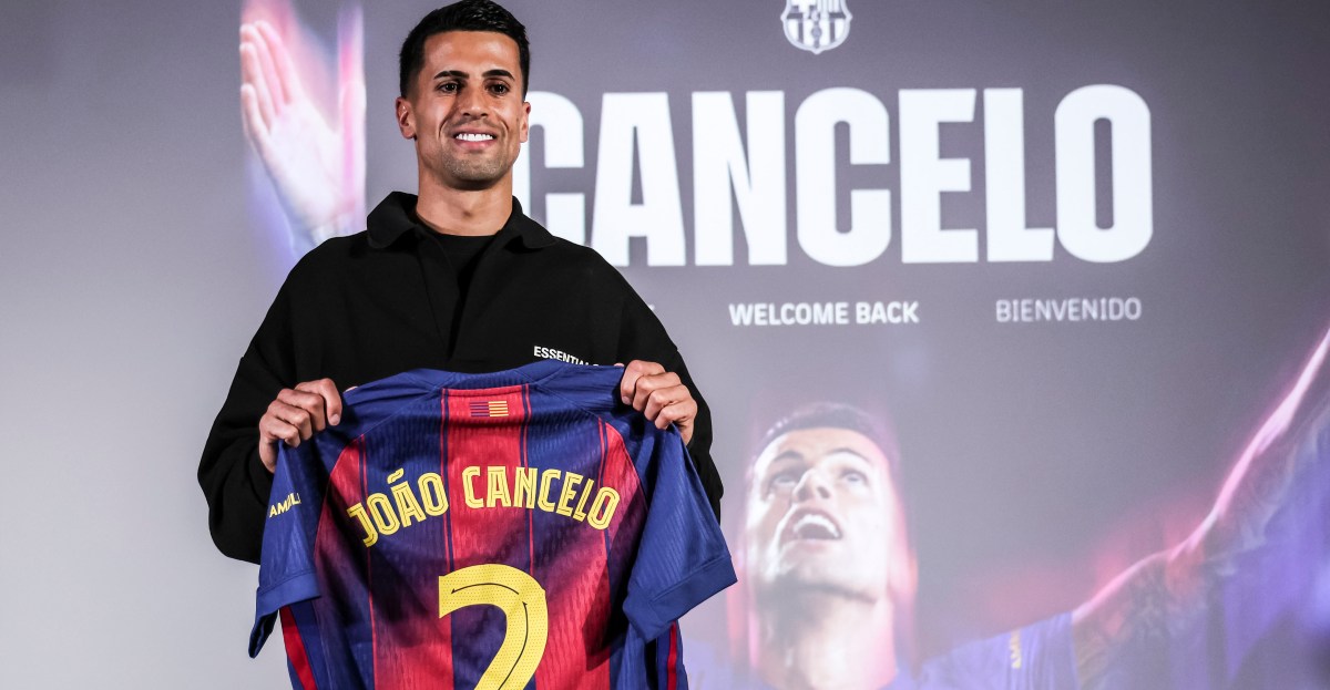 Why Joao Cancelo is not in Barcelona squad to face Slavia Prague
