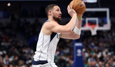 Klay Thompson hits 23 points, including the 17,000th of his career, as Mavericks beat Jazz 138-120