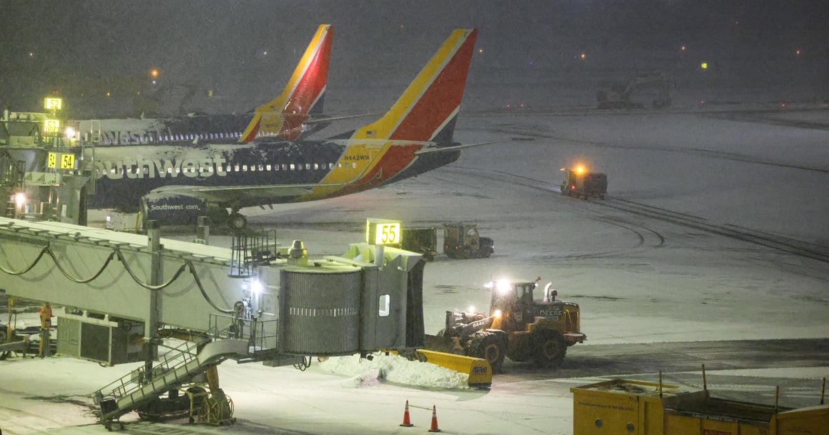 Flight cancellations today top 10,000 amid winter storm, the most in a single day since COVID pandemic