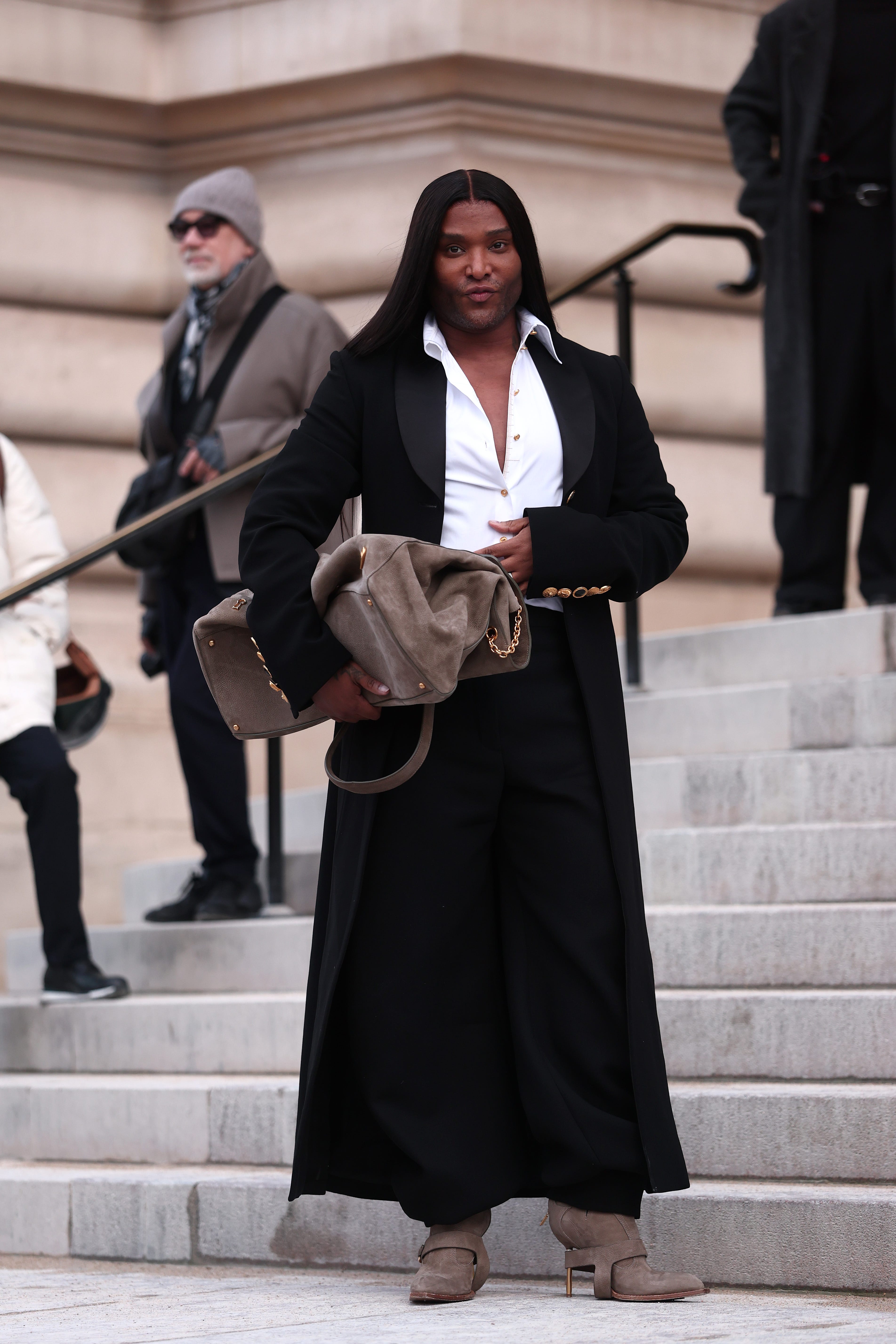 paris, france january 26: law roach attends the schiaparelli haute couture week spring/summer 2026 show as part of paris fashion week on january 26, 2026 in paris, france. (photo by jacopo raule/getty images)