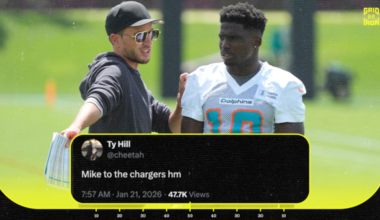 Tyreek Hill Posts Cryptic Tweet, References Mike McDaniel's Reported Hire As Chargers OC